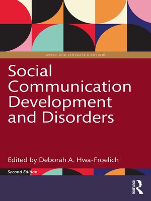 cover image of Social Communication Development and Disorders